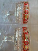 Set 3 VINTAGE glazen (Italië), Ophalen of Verzenden, Zo goed als nieuw, Overige typen