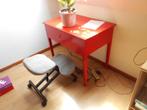 bureau d'école vintage avec espace de rangement dans un toit, Maison & Meubles, Enlèvement, Utilisé, Bureau