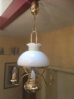luster met opaalglas, Ophalen, Zo goed als nieuw, Glas
