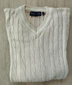 Ecru herentrui met V-hals maat 6, Ophalen, Gedragen, Maat 56/58 (XL), Beige