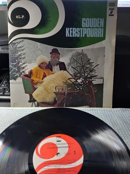 Gouden Kerstpourri 2 x Lp's Als nieuw, Cd's en Dvd's, Vinyl | Pop, Zo goed als nieuw, 1960 tot 1980, 12 inch, Ophalen of Verzenden