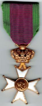 Veteranenmedaille Leopold III in doosje, Verzenden, Brons