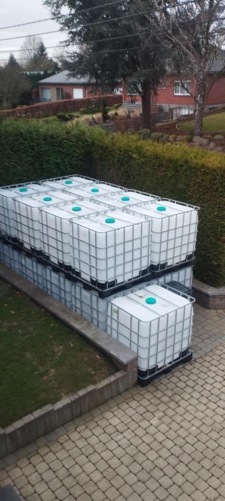 Superbes cubis 1000l alimentaire comme neuf!, Jardin & Terrasse, Barils de pluie, Comme neuf, Autres matériaux, Enlèvement