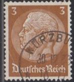 1933 - DUITSE RIJK - Paul von Hindenburg [II] + WÜRZBURG, Duitse Keizerrijk, Verzenden, Gestempeld
