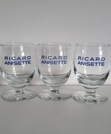 glas ricard anisette 3 glaasjes pastis Ricard anijs