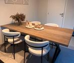 Eiken eettafel + salontafel + bijzettafel, Huis en Inrichting, Ophalen, Zo goed als nieuw