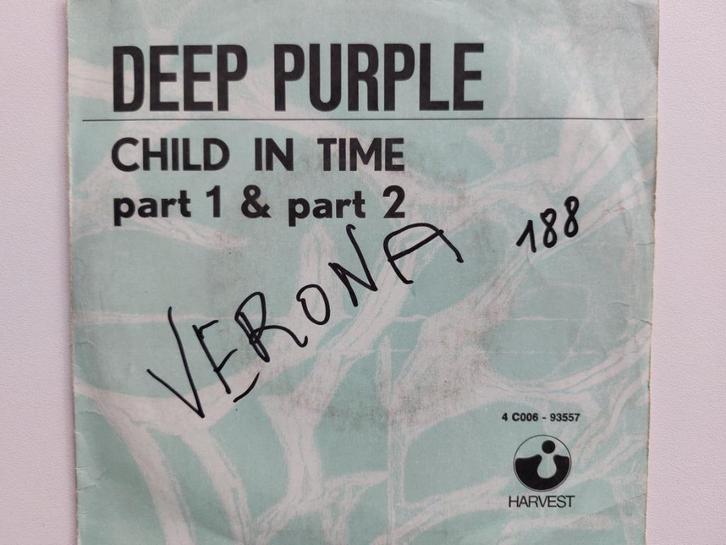 Deep Purple - Child In Time Part 1 & Part 2 (1972), Cd's en Dvd's, Vinyl Singles, Rock en Metal, Ophalen of Verzenden