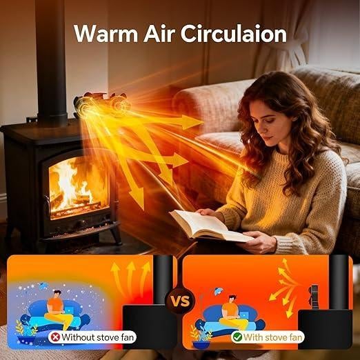 Ventilateur pour poêle à bois | LIVRAISON GRATUITE, Neuf, -, MERTTURM, -