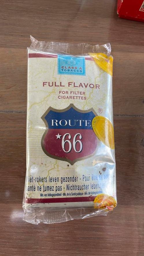 Voor de collectie tabaksverpakkingen van Route 66, Verzamelen, Rookartikelen, Aanstekers en Luciferdoosjes, Zo goed als nieuw