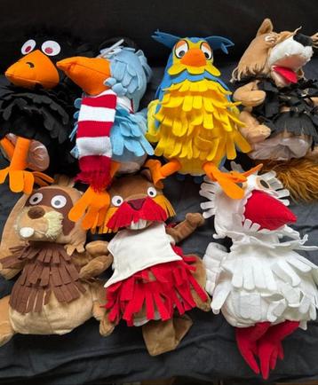 7x Complete set Fabeltjeskrant Handpoppen poppen 1975-2000 beschikbaar voor biedingen