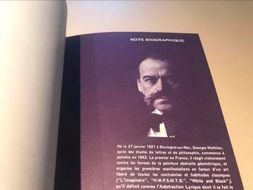 Georges Mathieu Peinture d'action années 1970, 75 pages, Livres, Enlèvement ou Envoi, Comme neuf, Peinture et dessin