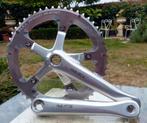 Dura Ace 7700 Full Speed Ahead crankstel single speed, Fietsen en Brommers, Fietsonderdelen, Crankstel of Pedalen, Oldtimer, Ophalen of Verzenden