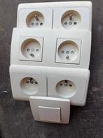 Lot pièces électricité, Doe-het-zelf en Bouw, Elektriciteit en Kabels, Ophalen, Gebruikt