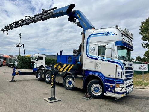 Scania R 500 A 8X2*6 + CRANE 100Tm! PALFINGER PK100002 G 8x, Auto's, Vrachtwagens, Bedrijf, ABS, Achteruitrijcamera, Elektrische ramen