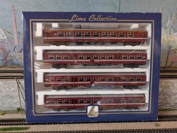 NMBS SNCB | Lima 149776 | Set van 4x M4 Rijtuigen | Bordeaux beschikbaar voor biedingen