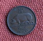 Ierland ½ penny 1940, Ophalen of Verzenden, Losse munt