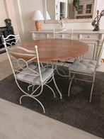 Ronde eettafel, Huis en Inrichting, Tafels | Eettafels, Ophalen, Gebruikt