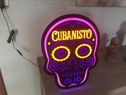 Cubanisto bier LED lichtreclame, Verzamelen, Merken en Reclamevoorwerpen, Nieuw, Lichtbak of (neon) lamp, Ophalen of Verzenden
