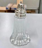 Franse Shabby vintage suiker / zout strooier silver plated, Antiek en Kunst, Ophalen of Verzenden