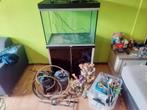 Aquarium te koop met alle toebehoren, Dieren en Toebehoren, Vissen | Aquaria en Toebehoren, Ophalen, Gebruikt, Leeg aquarium