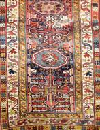 Een zeldzaam antiek Caucasius tapijt KAZAK 1.19 X 3.45 Cir, Verzenden