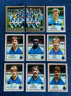 9 versch. Panini stickers voetbal ' FB 1986 - Club Brugge ', Ophalen of Verzenden, Nieuw, Poster, Plaatje of Sticker