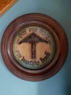 Oud religieus wandbord, Ophalen
