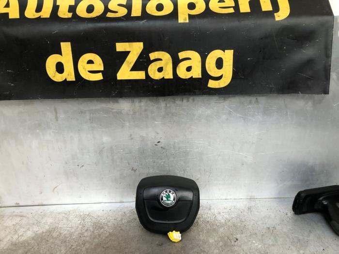 Airbag links (Stuur) van een Skoda Fabia, Auto-onderdelen, Overige Auto-onderdelen, Skoda, Gebruikt, 3 maanden garantie, Ophalen of Verzenden