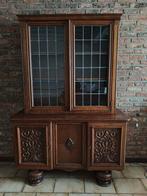 Vitrinekast 100€  en buffet kast 100€, Ophalen, Gebruikt, Eikenhout