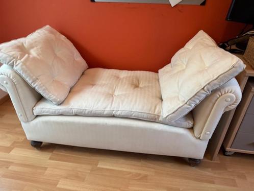 antieke zetel zonder rugleuning, om te bouwen tot bed, Huis en Inrichting, Zetels | Zetels en Chaises Longues, Gebruikt, Minder dan 150 cm