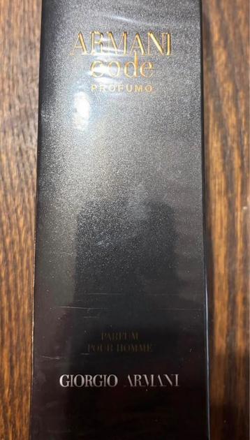 Code  armani.  (original ), Handtassen en Accessoires, Uiterlijk | Parfum, Ophalen of Verzenden, Nieuw