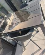 Tafel met stoelen, Tuin en Terras, Aluminium, Zo goed als nieuw, Tuinset, Eettafel