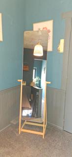 Spiegel op voet bamboe, Hobby en Vrije tijd, Schilderen, Ophalen