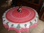 Serie tafellakens voor ronde tafel dia 80 tot 120 cm, Rond, Ophalen of Verzenden, Zo goed als nieuw, Tafelblad