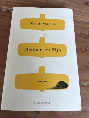 Boek Dimitri Verhulst - Hebben en zijn - 3 euro 