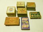 Lot van 7 oude vintage luciferverpakkingen., Verzamelen, Gebruikt, Ophalen of Verzenden, Gebruiksvoorwerp
