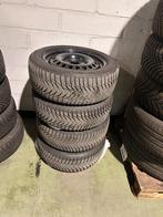 16" stalen velgen met winterbanden, Auto-onderdelen, Gebruikt, Velg(en), 16 inch, Personenwagen