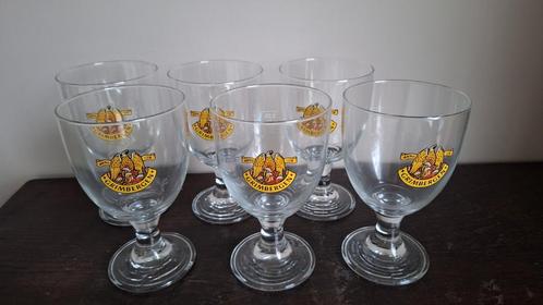 6 bierglazen Grimbergen, Verzamelen, Glas en Drinkglazen, Nieuw, Ophalen of Verzenden