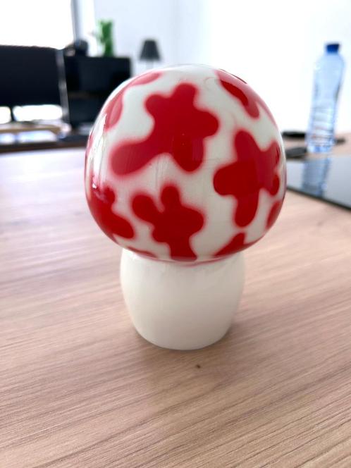 Tirelire Champignon en Bois laqué Vilac 1992, Verzamelen, Stripfiguren, Nieuw, Overige typen, Kuifje, Ophalen