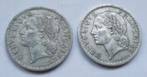 Frankrijk 5 francs 1946 + 1947 B, Verzenden, Frankrijk