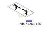 Nissan Townstar / Renault Kangoo achterbumpersteunset Links+, Verzenden, Nieuw, Achter, Renault