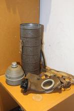 L702 antigasmasker (Belgische burgerbescherming wo2), Verzenden, Landmacht, Kleding of Schoenen