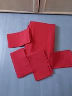 Rood Dekbed overtrek en 2 slopen, Dekbedovertrek, Tweepersoons, Ophalen of Verzenden, Zo goed als nieuw