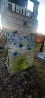 Klim toren en klimmuur, Ophalen, Gebruikt