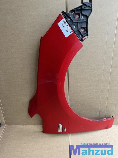 OPEL ASTRA J rechts rood scherm zijscherm voorscherm, Auto-onderdelen, Carrosserie, Spatbord, Opel, Gebruikt, Ophalen of Verzenden