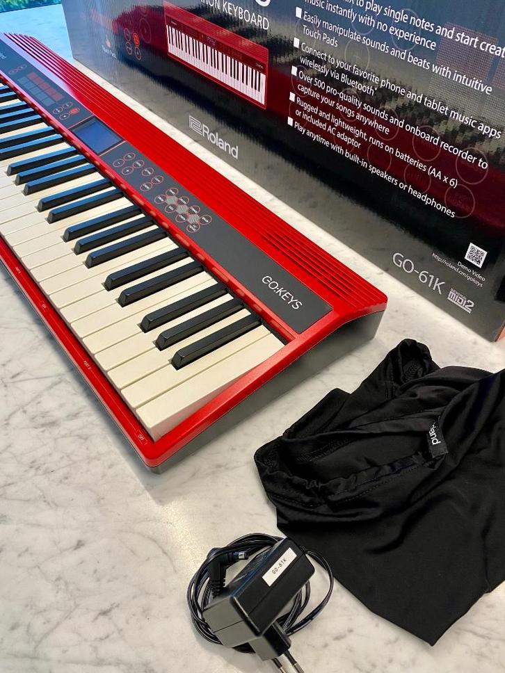 Roland GO:Keys (GO-61K) – Piano / Keyboard, Muziek en Instrumenten, Keyboards, Nieuw, 61 toetsen, Roland, Aanslaggevoelig, Midi-aansluiting