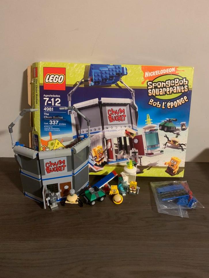SpongeBob Squarepants The Chum Bucket 4981 LEGO, Kinderen en Baby's, Speelgoed | Duplo en Lego, Zo goed als nieuw, Lego, Complete set