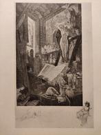 ! ! ! VOULAIT VOULU ! ! ! GRANDE ŒUVRE D'ART FÉLICIEN ROPS, Antiquités & Art, Enlèvement