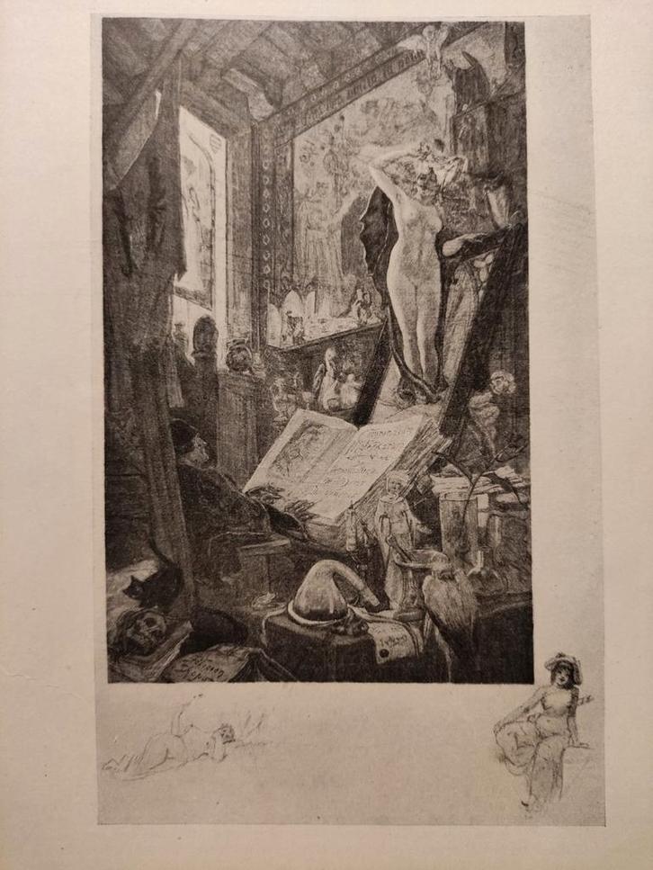 !!! GEZOCHT GEZOCHT GEZOCHT !!! GROTE KUNST FÉLICIEN ROPS, Antiek en Kunst, Kunst | Etsen en Gravures, Ophalen