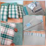 3 Kussens,plaid/tafel,bed in bio katoen,va 10€ .zie info, Enlèvement ou Envoi, Comme neuf
